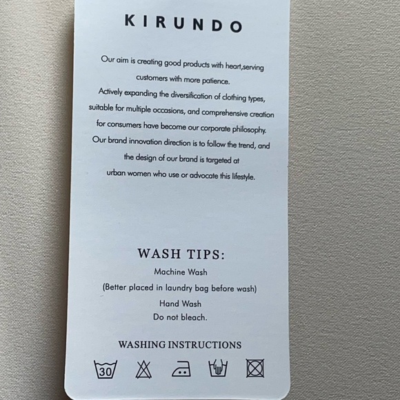 NWT Kirundo Size Small Oversized cream Mini Dress layers. Trim white. - Picture 7 of 9